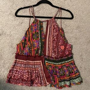 Free People Top with adjustable straps